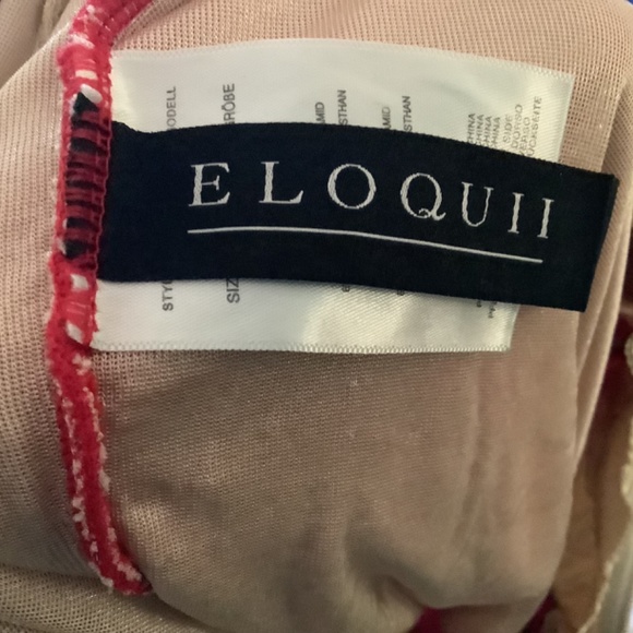 Eloquii Red Women's One Piece Swimsuit - Picture 9 of 10